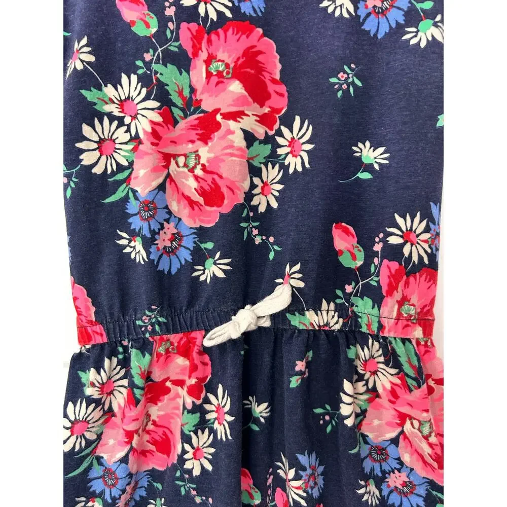 Gap Kids Girl‎ Floral Print Short Sleeve Dress Pullover Multicolor Size Small